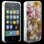Wholesale iPhone 4 4S Yellow Flower Slim Design Case